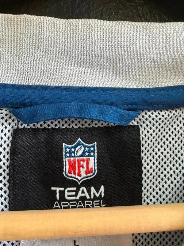 Indianapolis Colts NFL Windbreaker Y2K Electric Blue FootballCore Pullover Rare – photo 4